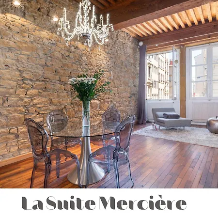 Le Carre Merciere , De Luxe Au Coeur De Lyon, Loft Lägenhet *
